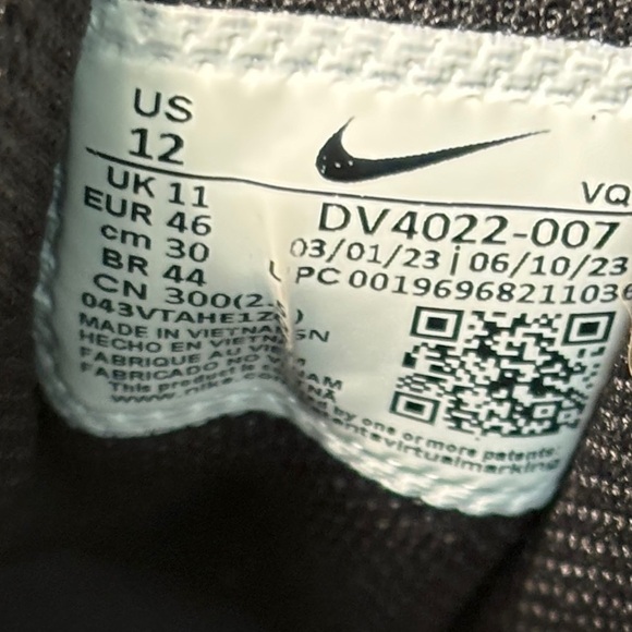 Nike Air Winflo 10 Men’s Running Shoes Sneakers Size 12 DV4022-007 - Picture 6 of 7